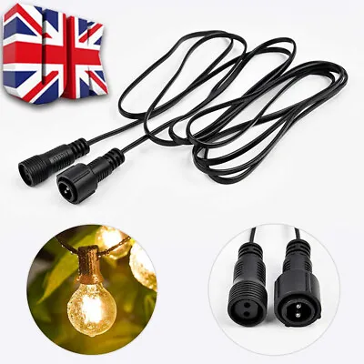 £4.98 • Buy 3M Extension Cable Waterproof For G40 Outdoor String Light Garden Globe Safe D