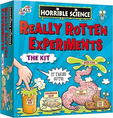 Galt Toys Horrible Science Really Rotten Experiments Kit For Kids Ages 8 Years • $85.96