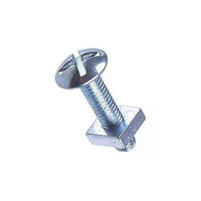 M6 X 20mm Roofing Nuts + Bolts - Mushroom Cross Head - 60 Pack • £7.50