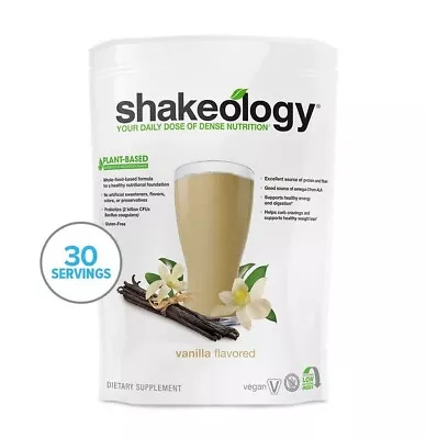 Shakeology Vanilla Plant-Based Vegan Supplement 30 Servings Bag - NEW • $105.99