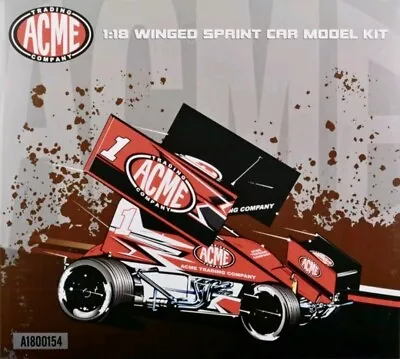 1/18 Scale ACME Diecast Sprint Car Model Kit A1800154 1:18 White • $149.99