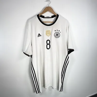 Germany Ozil 8 Home Football Shirt 2015/16 Adults Adidas 3XL • £30