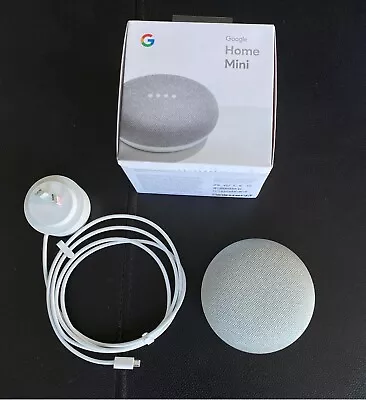 $35 • Buy Google Home Mini Smart Assistant - Chalk GA00210-AU Used