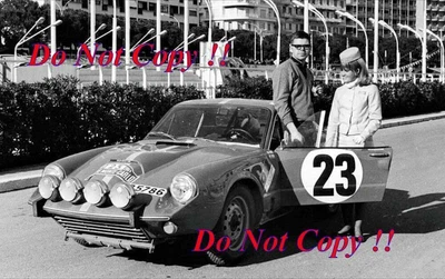 £4 • Buy Simo Lampinen & Arne Hertz Saab Sonett II Monte Carlo Rally 1969 Photograph