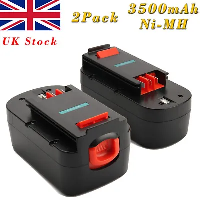 £31.26 • Buy 2x 18V 3500mAh Battery For Black Decker A18 A1718 A18NH A18E HPB18-OPE Firestorm