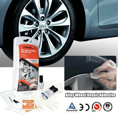 $9.49 • Buy 5 Minutes Car Wheel Repair Adhesive Paint Fix Tool Rim Dent Scratch Care Kit