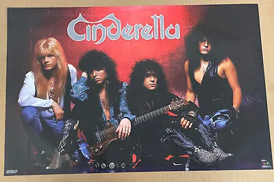 $25.95 • Buy Rare Cinderella 1989 Vintage Original Music Poster