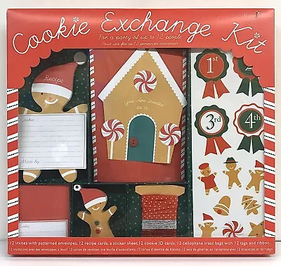 New Meri Meri Christmas Cookie Exchange Party Kit Recipe Cards Tags Treat Bags • $12.93