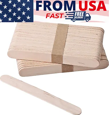 - Jumbo Wooden Craft Sticks 100 Pack 5.75 Inch Craft Sticks Popsicle Sticks  • $6.08