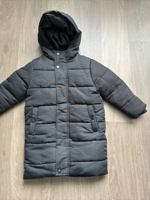 £19.99 • Buy Next Boys Black Winter Long Warm Jacket Coat Size 3 Years Vgc