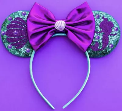 Ariel Mickey Ears Ariel Ears Little Mermaid Ears Little Mermaid Mickey Ears • $12.99