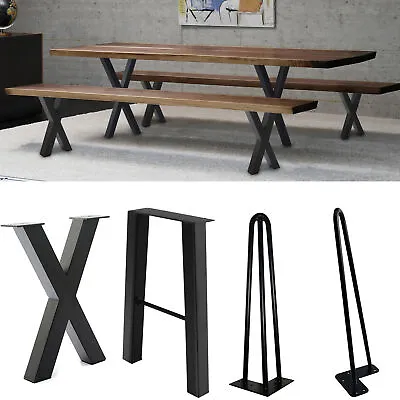 28'' 16  Metal Table Legs Iron Coffee Table Legs Heavy Duty Desk Leg Furniture • $44.63