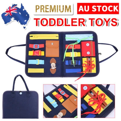 $17.85 • Buy Toddler Toys Develop Learning Basic Skills Quiet Book Preschool Educational Toy