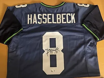 Seattle Seahawks Matt Hasselbeck Signed Jersey Beckett COA • $124.99