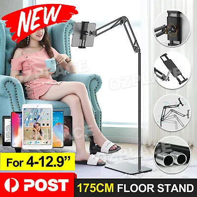 $25.95 • Buy Tablet Floor Stand Holder Overhead Camera Phone Mount With Foldable Flexible Arm