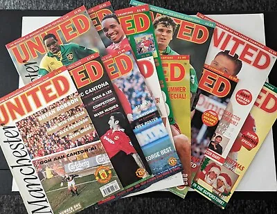 Manchester United Official Magazine Rare First Issues - Vol 1  All Numbers 1-12 • £5