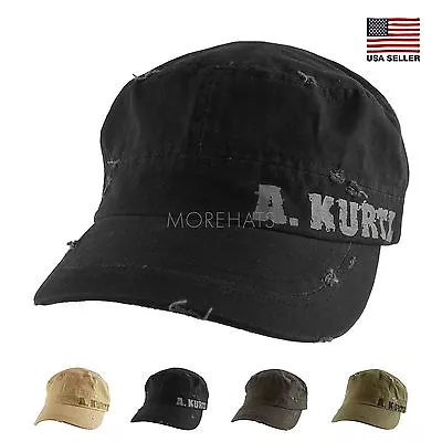 Authentic A Kurtz Vintage Military Army Cotton Baseball Cap Hat Women Men Unisex • $14.99