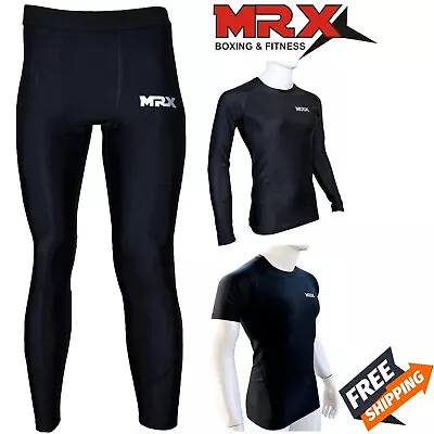 Man's Compression Base Layer Workout Shirt Top Legging Running Training GYM • $24.99