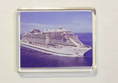 REFRIGERATOR MAGNET – MSC SEASCAPE #1 CRUISE SHIP - 3.5”x 3” • $3.50