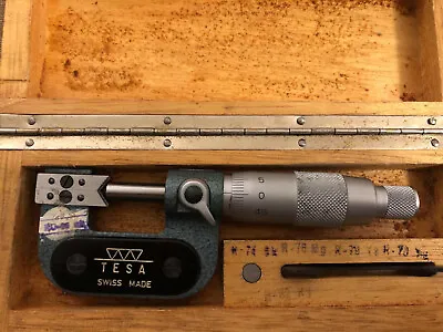 Micrometer Tesa V-Anvil 1-7mm 5 Dents • $119.99