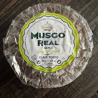 New Claus Porto Musgo Real Men's Lime Basil No. 5 Oil Soap *cellophane Peeling • $19.99