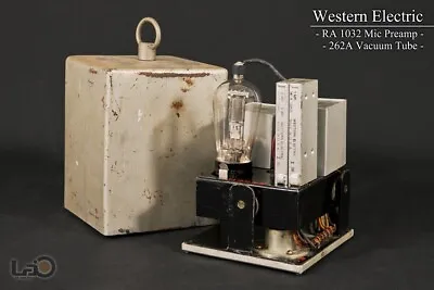 Western Electric 262A Vacuum Tube W/ RA-1032 Mic Preamp(Worldwide Shipping) • $4980