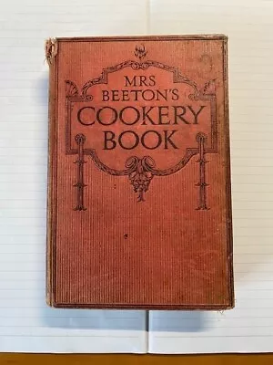 VINTAGE MRS. BEETON'S COOKERY BOOK 1920s PUB.BY WARD LOCK & CO. • £2.99