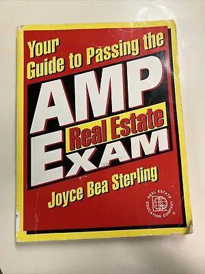  Guide To Passing The A. M. P. Exam By Joyce Bea Sterling (1996 Book Other).. • $2