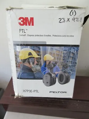$44.98 • Buy 3M PTL PELTOR EARMUFFS SNAP ON HARD HAT HELMET H7P3E-PTL Push To Listen