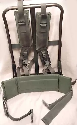 USGI US MILITARY LC-2 ALICE Field Pack Backpack FRAME W/Kidney Shoulder Straps • $84.99