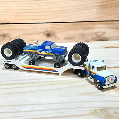 Vintage 1991 Hot Wheels Bigfoot Champions Monster Truck W/ Hauler 1:64 Diecast • $149.88