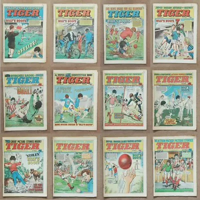 Tiger Football + Sports Picture Stories Full Complete Comics – Various Issues • £2.50