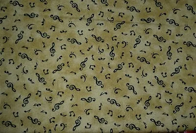 16  Musical Sheet Music Note Piano Tan Flannel Accent Pillow Sham Cover • $12.99