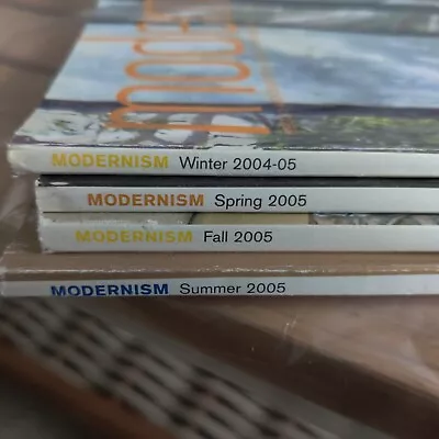 Lot Of 4 Modernism Magazine 2004/2005  Midcentury Home House Design MCM • $20