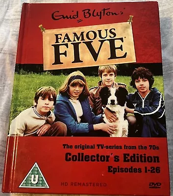 Famous Five Dvd Collectors Edition Enid Blyton 6 Disc Childrens 70s Tv Series • £39.95