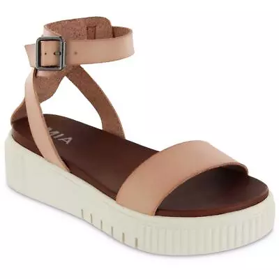 Mia Womens Lunna Pink Open Toe Platform Sandals Shoes 6.5 Medium (BM) BHFO 4517 • $31.99