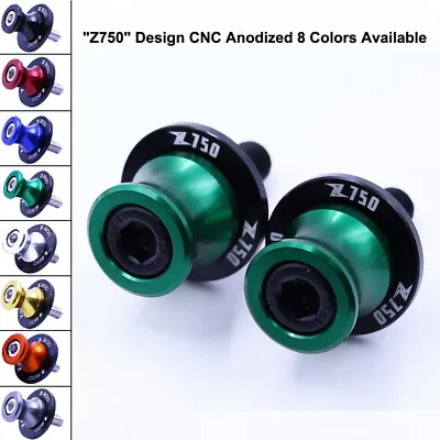 10mm M10 Swingarm Sliders Spools Stand For Kawasaki Z750/S 05-13 Z750R 11-13 12 • $7.59