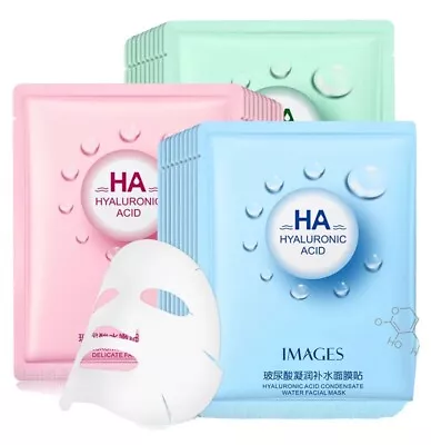 £3.99 • Buy Anti- Ageing Hyaluronic Acid Hydrating Sheet Face Mask Pack Of 3
