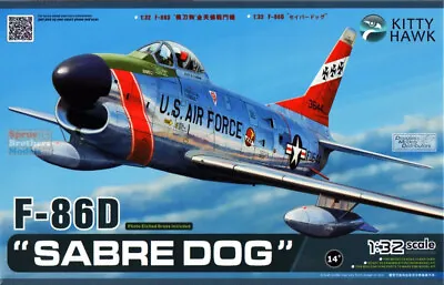 ZIMKH32007 1:32 Zimi Model Kitty Hawk F-86D Sabre Dog • $106.79