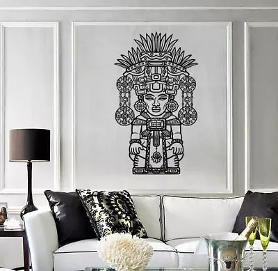 Vinyl Wall Decal Sticker Symbol Ancient Deity Motives Art Of Maya (n1803) • $69.99