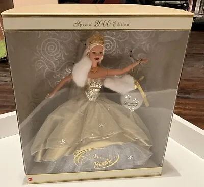 2000 Millenium Celebration Barbie Collector's Edition Gold/Silver Mattel Vtg NIB • $34.93