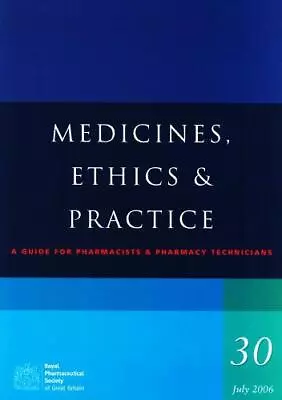 £14.77 • Buy Medicines, Ethics And Practice Guide (Ed. 0030), Very Good Condition, Royal Phar