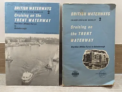 £10 • Buy British Waterways 2 Cruising On Trent Waterway Booklets - Gainsborough, Shardlow