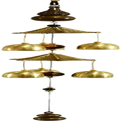 Bronze Wind Chime Retro Antique Copper Bell Vintage Decoration Bell For School D • $11.75