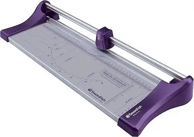 Swordfish 40358 Slimline A3 10 Sheet Rotary Paper Trimmer/Guillotine - Purple • £44.99