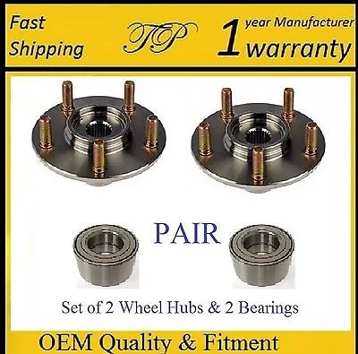$57.75 • Buy Front Wheel Hub & Bearing Kit For HONDA CR-V CRV 19971998 1999 2000 2001 (PAIR)