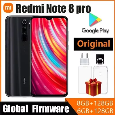 Xiaomi Redmi Note 8 Pro 64GB 128GB Unlocked Global Version Smartphone New Sealed • $155