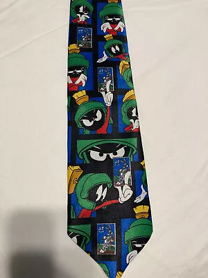Looney Tunes Stamp Collection  Marvin The Martian  Tie • $10.95