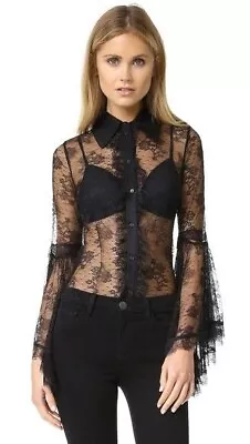 Alice McCall Octavia Top In Black (NEW) • $160