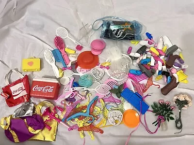 Lot Of Vintage Assorted Barbie Accessories (50+ Pieces) • $30